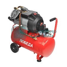 Компрессор поршневой масляный Победа КМ 50-400, 400 л/мин, 8 бар, 2200 Вт, 50 л, быстросъемный 1/4
