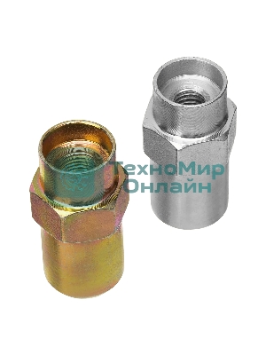 Катушка для триммера Denzel полуавтомат. легкая заправка гайка М10 М10 М8, лев.,шаг 1,0 1,25мм