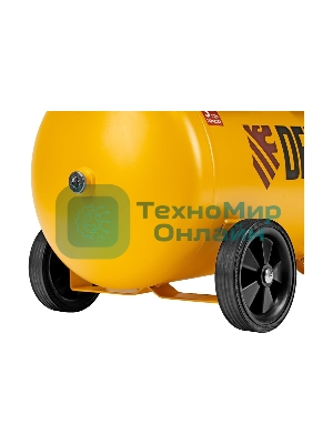 Компрессор безмасл. малошумный Denzel DLP -3000/50, 3 кВт, 2х1,5 кВт,50 л, 2850 об/мин,500 л/мин