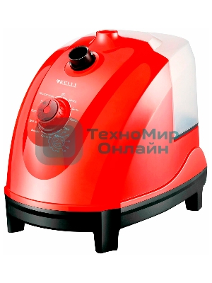 Отпариватель Kelli КL-821 красный, 2800 Вт, 90 г/мин, 2000 мл