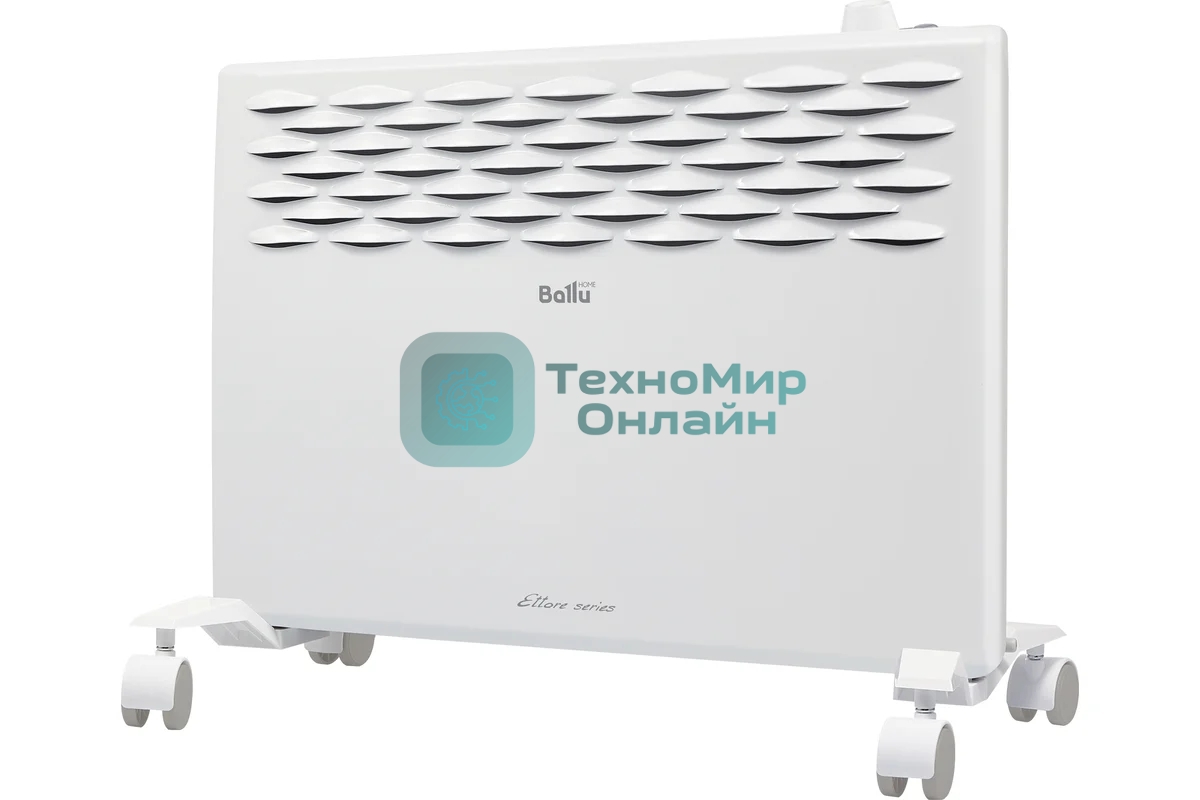 Конвектор электрический Ballu Ettore BEC/ETMR-1500 белый, 1500 Вт, 20 м2, термостат