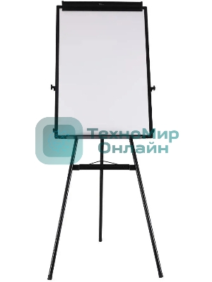 Флипчарт Deli 7892, лак, 90x60 см на треноге белый с аксессуарами