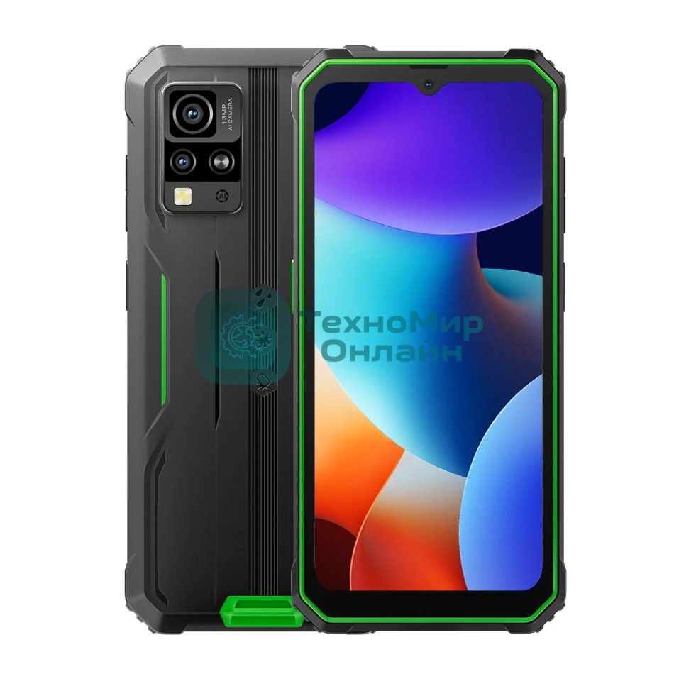 Смартфон Blackview BV4800 Pro, 4/128Gb, зеленый