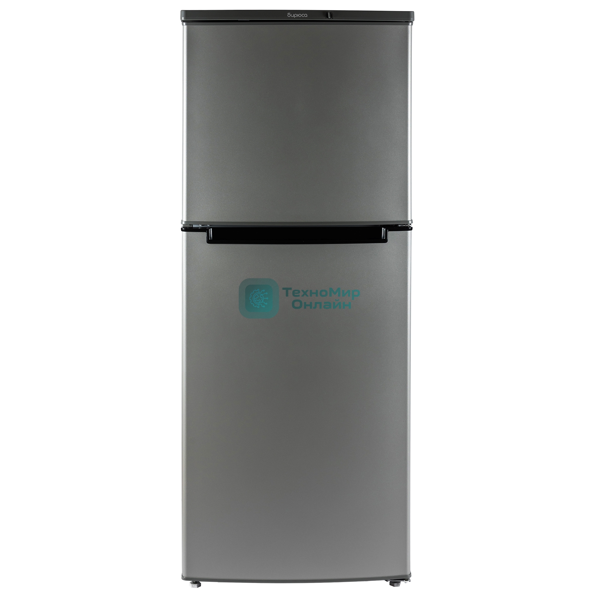 Холодильник Бирюса W553 графит двухкамерный 160/70л морозилка сверху автоматическое оттаивание