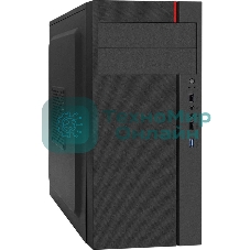 Компьютерный корпус Miditower ExeGate AA-440U-UNS350 (ATX, БП UNS350 с вент. 12см, 2хUSB+1хUSB 3.0, аудио, черный)