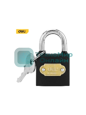 Замок навесной Deli DL508901 стальной, 32мм