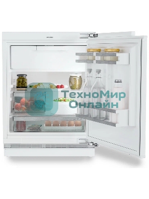 Встраиваемый холодильник Liebherr Pure, высота 82-88 см, door-on-door, с морозильным отделением, сенсорная электроника внутри камеры.