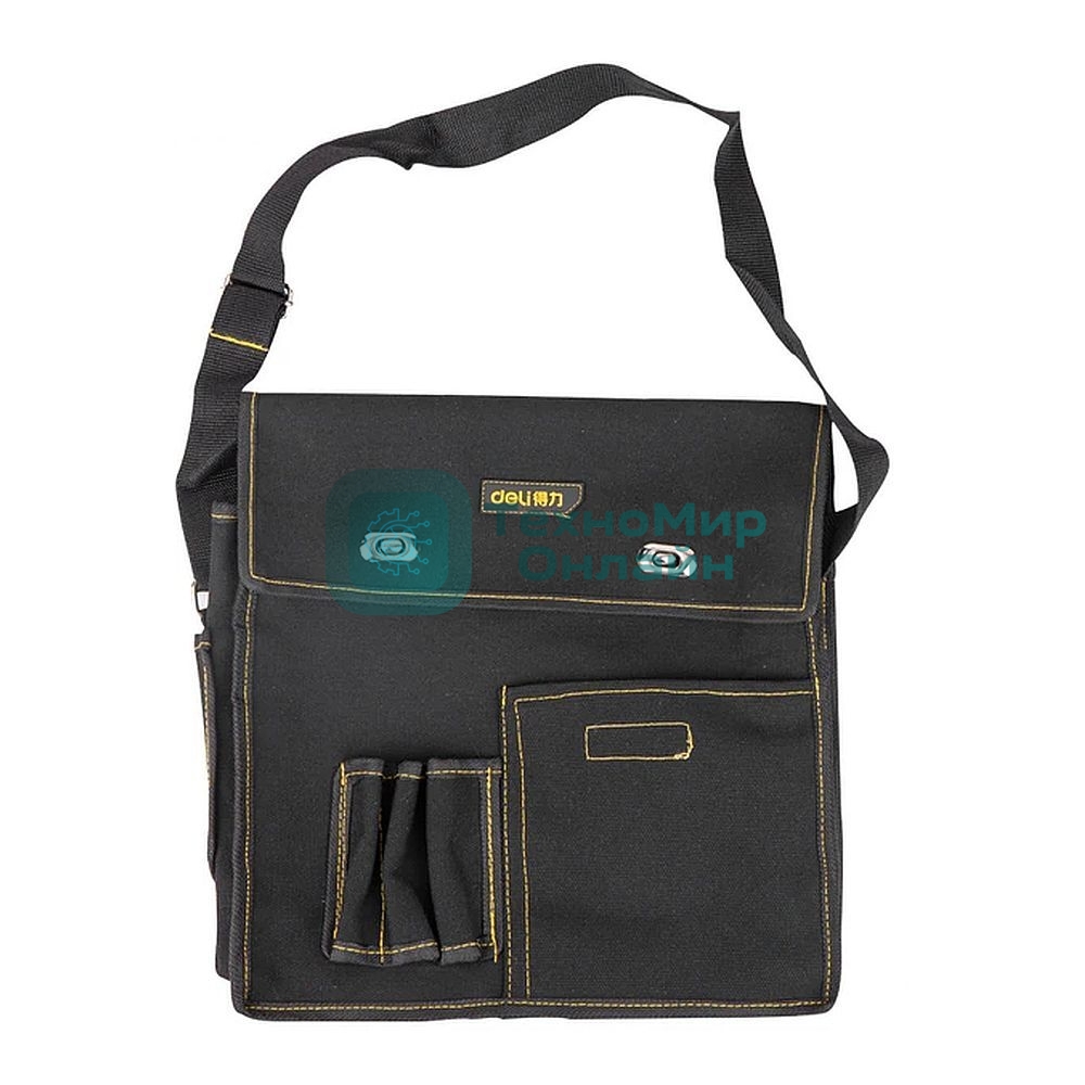 Сумка-планшет для инструментов Deli DL-P6 320 x 110 x 310мм, 00 карманов, плечевой ремень, ткань Оксфорд 600D