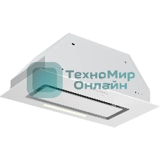 Встраиваемая вытяжка Kuppersberg INTOUCH-1 60 WG, High-Tech, 54 см, сенсорное управление, 3 скорости, 650 м3/ч, периметральное всасывание, LED освещение, угольный фильтр KFS-1 (опция), уровень шума 51 дБ, белый
