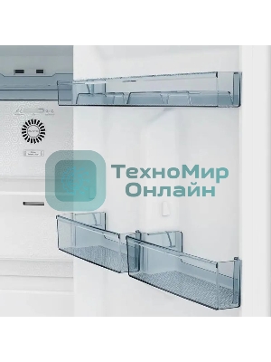 Холодильник Hitachi HRTN6443SBBKCS черный двухкамерный 315/94л морозилка сверху