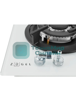 Варочная панель газ ZUGEL ZGH603W, белая