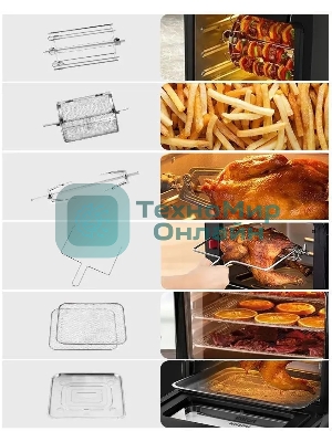 Аэрогриль Kitfort кт-2236 1800Вт черный