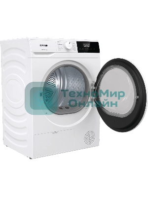 Сушильная машина Gorenje DHNE82/C белый, 8 кг, сушка - тепловой насос, программ - 15, 59.5 x 84.5 x 58 см
