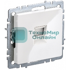 Розетка компьютерная IEK BRITE РК11-БрБ RJ45 кат.6 белый