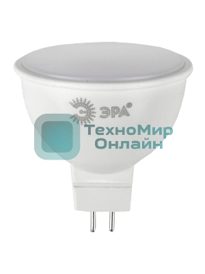 Лампа светодиодная ЭРА STD LED MR16-10W-827-GU5.3 10 Вт софит теплый белый свет