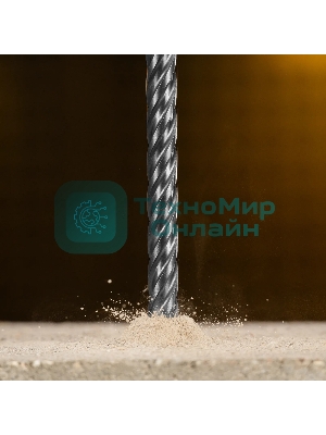 Бур по бетону Denzel цельная крестовая пластина, 12x265 мм, SDS PLUS