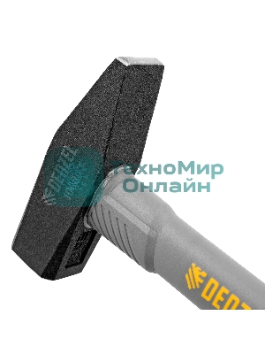 Молоток слесарный Denzel 1000 г, кованый, фибергласовая рукоятка c TPR покрытием