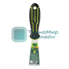 Шпательная лопатка из нержавеющей стали Сибртех 40 мм, двухкомпонентная рукоятка