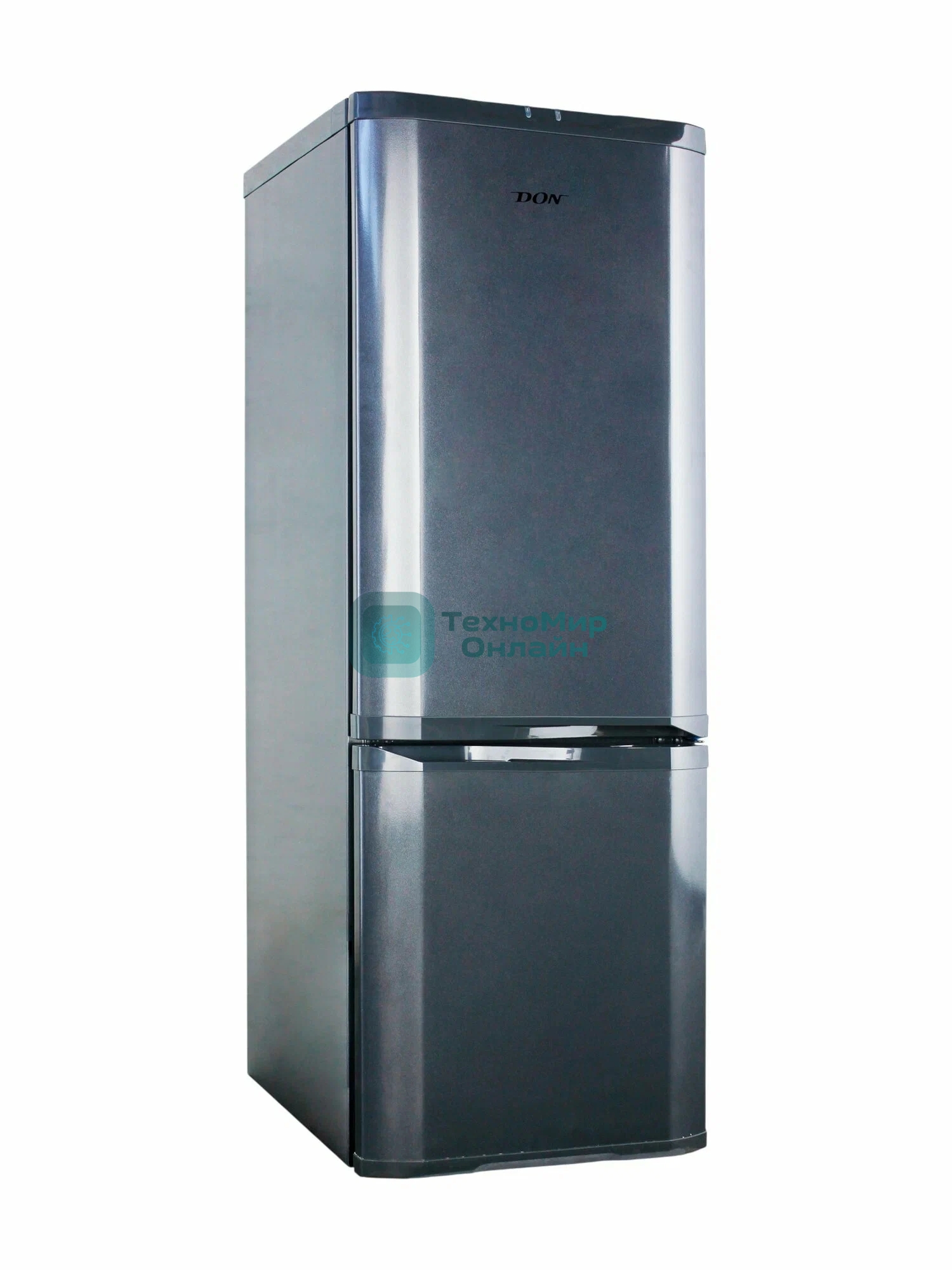 Холодильник DON R-280 G графит двухкамерный 200/90л морозилка снизу