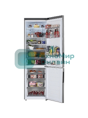 Холодильник Haier C4F640CXU1 нержавеющая сталь двухкамерный 285/115л морозилка снизу, No Frost