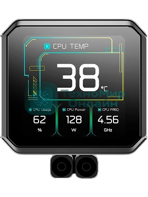 Система водяного охлаждения Deepcool Spartacus 360 ARGB Soc-AM5/AM4/1200/1700/1851 черный 4-pin 32.23dB Al LCD 2073gr Ret (R-SPT360-BKDSMP-G-1)