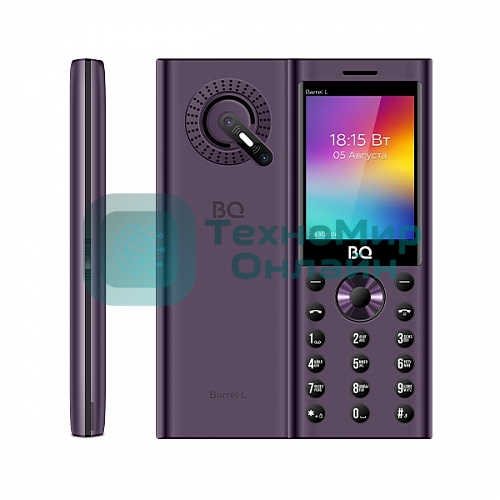 Мобильный телефон BQ 2458 Barrel L фиолетовый/черный