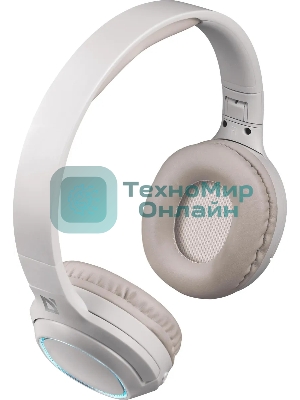 Беспроводные/проводные наушники Defender FreeMotion B444 бежевый, накладные, Bluetooth + проводной, складная конструкция, до 8 ч