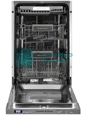 Встраиваемая посудомоечная машина Zigmund & Shtain DW 301.6, нержавеющая сталь, 60 см, 15 компл., 49 дБ, класс A++