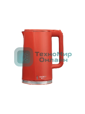 Чайник электрический Energy E-208 1.7 л красный, двойной корпус