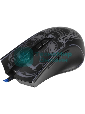 Мышь проводная Defender Bulletstorm GM-928 черный, 7200 dpi, USB, кнопки - 7