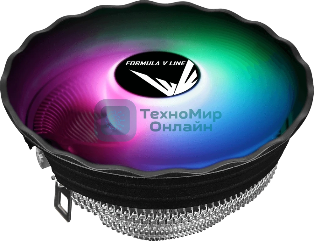 Устройство охлаждения(кулер) Formula AC Air Frost Plus RGb Soc-AM5/AM4/1200/1700/1851 черный 3-pin 24dB Al 110W 360gr Ret (AIR FROST PLUS FRGb 3P)