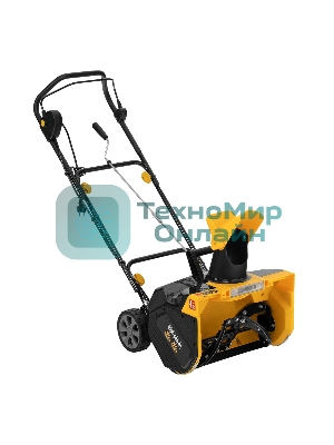 Электрическая снегоуборочная машина Denzel ESB-460-M, 1.8 кВт, металлический шнек, LED фара