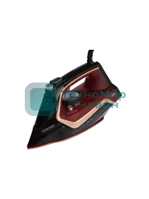 Утюг Centek CT-2313 красный, 2400 Вт, 50 г/мин, 185 г/мин, 350 мл