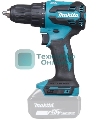 Дрель-шуруповерт Makita DHP490Z аккум. патрон:быстрозажимной