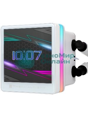 Водяное охлаждение для процессора Thermalright Grand Vision 360 (360mm, LED, White, ARGB/Fans: 3x120mm, 80.45CFM, 29.4dBA, 2150RPM/Pump height 72.5mm, 6400RPM, Rad thickness 27mm/S: 1700, 1200, 1851, 115X, 2011, 2066, AM5, AM4)