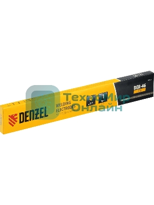 Электроды Denzel DER-46, диам. 3 мм, 1 кг, рутиловое покрытие