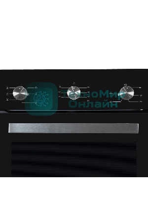 Духовой шкаф электрический встраиваемый LEX EDM 073 BL черный