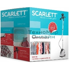 Отпариватель Scarlett SC-GS130S08 белый/черный, 1950 Вт, 32 г/мин, 1300 мл