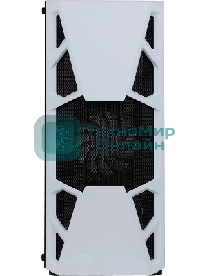 Компьютерный корпус AeroCool/Formula CL-3303W RGb белый без БП ATX 6x120мм 2xUSB 2.0 1xUSB 3.0 audio bott PSU