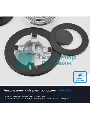 Варочная панель газ ZUGEL ZGH603W, белая