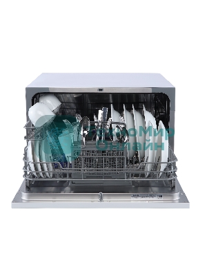 Посудомоечная машина Бирюса DWC-506/5 W, белый, 55 см, 6 компл., 49 дБ, класс A+