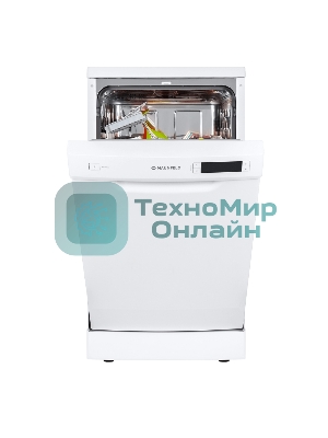 Посудомоечная машина Maunfeld MWF08B, белый, 44.8 см, 9 компл., 49 дБ, класс A++