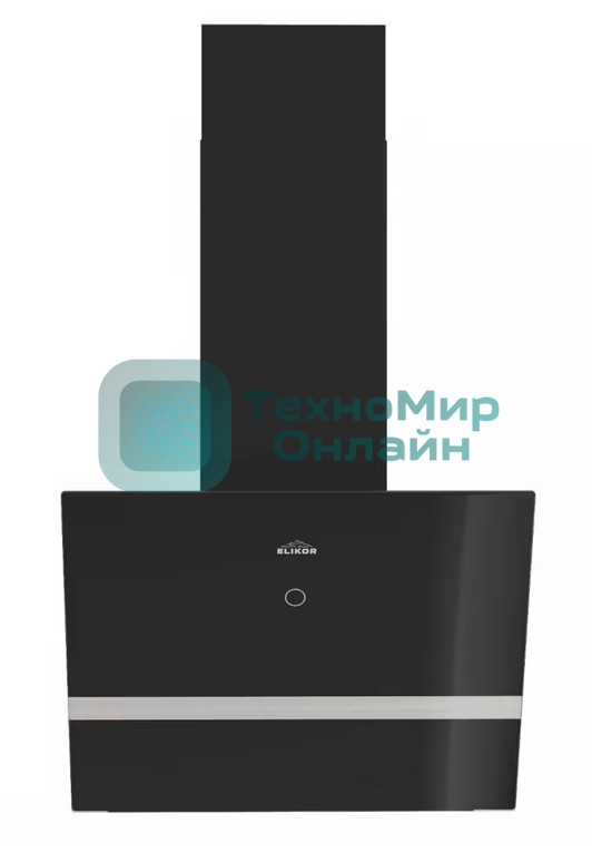Вытяжка наклонная Elikor Rise BK 50 черный, 50 см, 750 куб. м/ч, 56 дБ