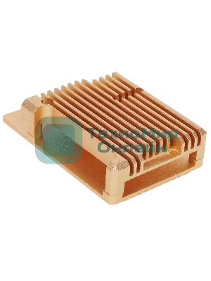 Корпус Qumo Aluminum case without fan, Raspberry Pi 3, gold(RS025)
