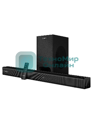 Саундбар SVEN SB-2400DD черный (Dolby Digital Plus, 2х80 + 240 Вт, Bluetooth, ПДУ, USB)