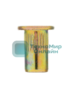 Заклепки резьбовые Denzel стальные, оцинкованные, М4, пластиковый кейс, 140 шт.