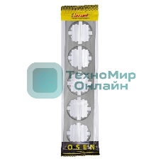 Рамка 5-м OSEN горизонт. квадрат серый матовый LEZARD 743-7400-150