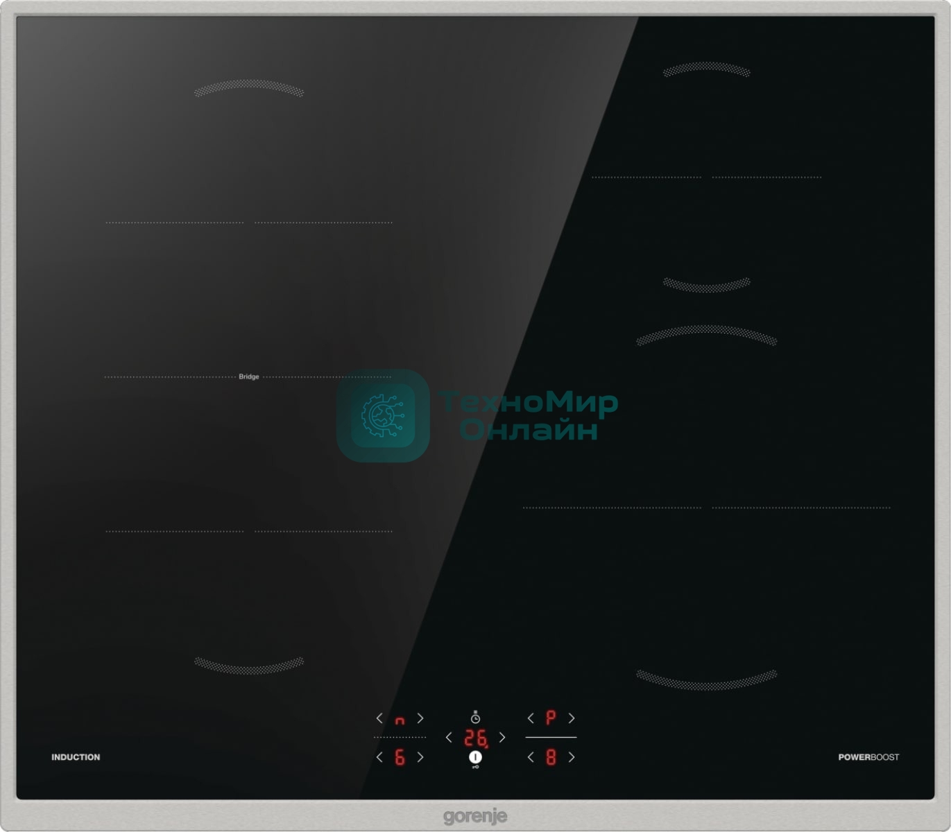 Индукционная варочная панель Gorenje GI6421BX черный