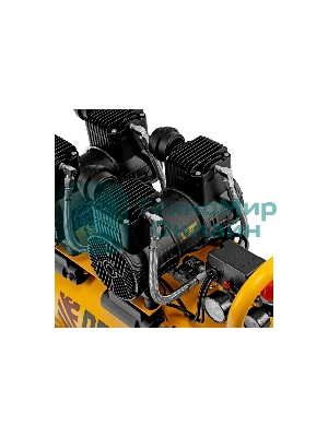 Компрессор безмасл. малошумный Denzel DLP -3000/50, 3 кВт, 2х1,5 кВт,50 л, 2850 об/мин,500 л/мин