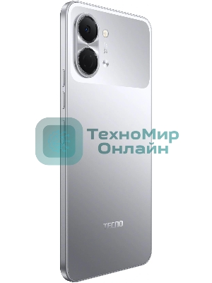 Смартфон Tecno Spark Go 3 128Gb 4Gb серый моноблок 3G 4G 2Sim 6.75